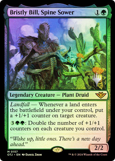 Bristly Bill, Spine Sower Promo Pack Foil