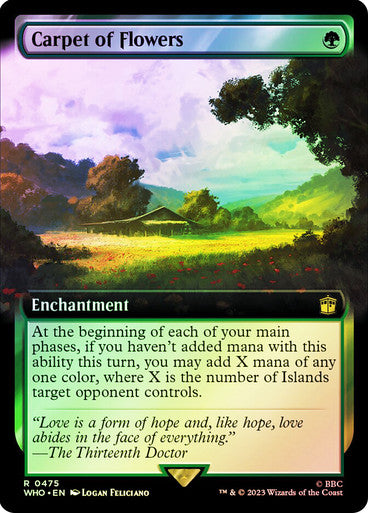Carpet of Flowers Extended Art Foil
