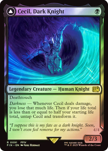 Cecil, Dark Knight // Cecil, Redeemed Paladin Foil