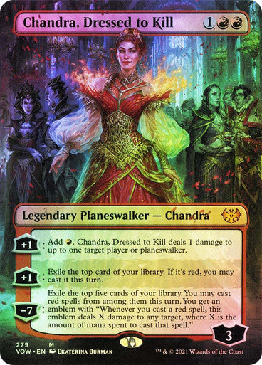 Chandra, Dressed to Kill Borderless Foil