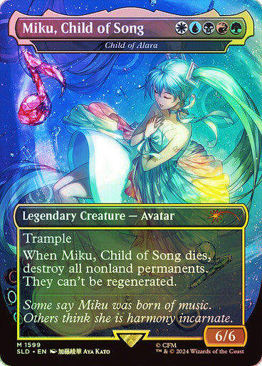 Child of Alara Secret Lair Foil (Miku, Child of Song)