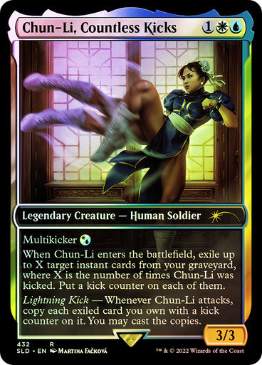 Chun-Li, Countless Kicks Secret Lair Foil