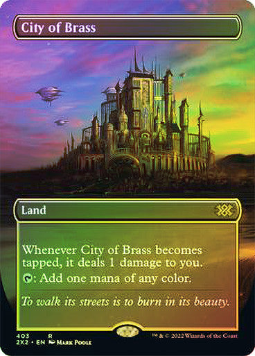 City of Brass Borderless Foil Etched