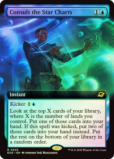 Consult the Star Charts Extended Art Foil