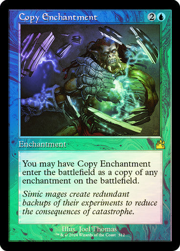 Copy Enchantment Retro Frame Foil