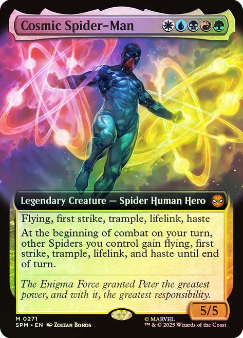 Cosmic Spider-Man Extended Art Foil