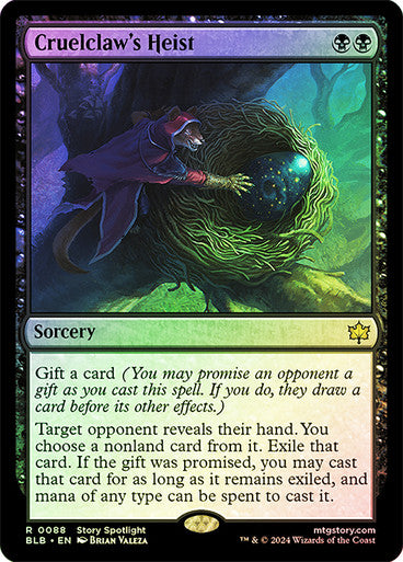 Cruelclaw's Heist Foil