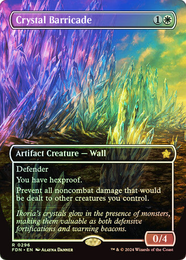 Crystal Barricade Borderless Foil