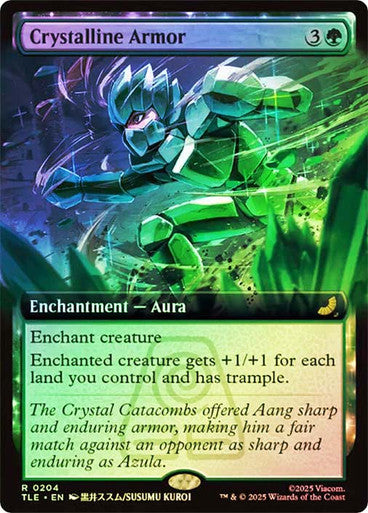 Crystalline Armor Extended Art Foil