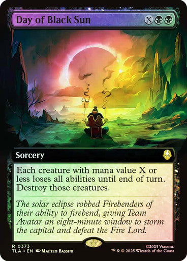 Day of Black Sun Extended Art Foil