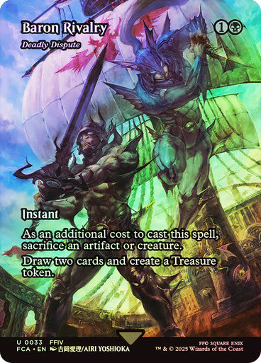 Deadly Dispute Borderless Foil