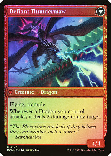 Invasion of Tarkir // Defiant Thundermaw Foil