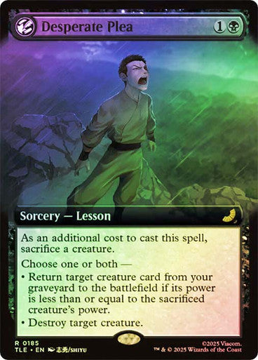 Desperate Plea Extended Art Foil