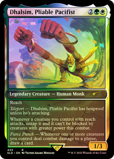 Dhalsim, Pliable Pacifist Secret Lair Foil