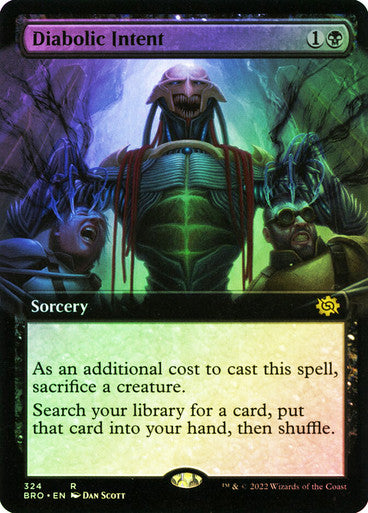 Diabolic Intent Extended Art Foil