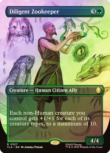 Diligent Zookeeper Borderless Field Notes Foil