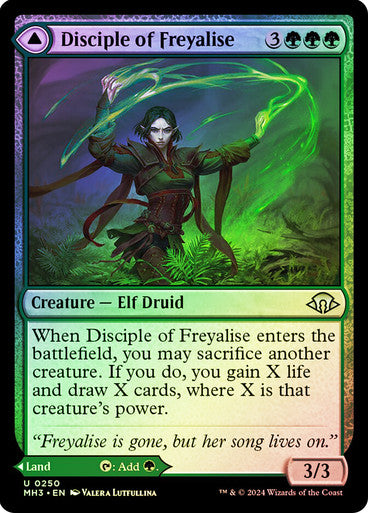 Disciple of Freyalise // Garden of Freyalise Foil