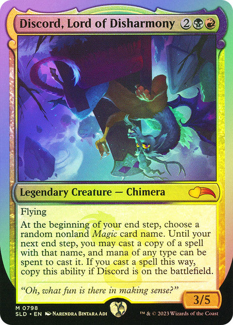Discord, Lord of Disharmony Secret Lair Foil