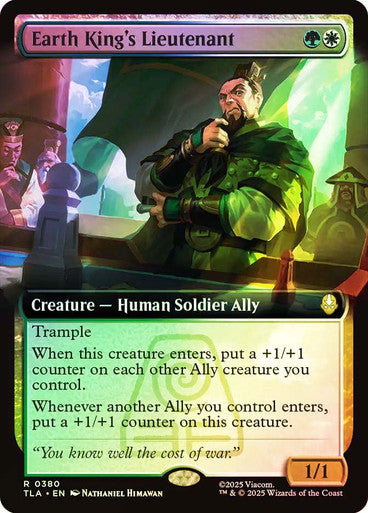 Earth King's Lieutenant Extended Art Foil