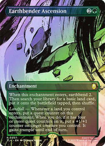 Earthbender Ascension Borderless Scene Foil