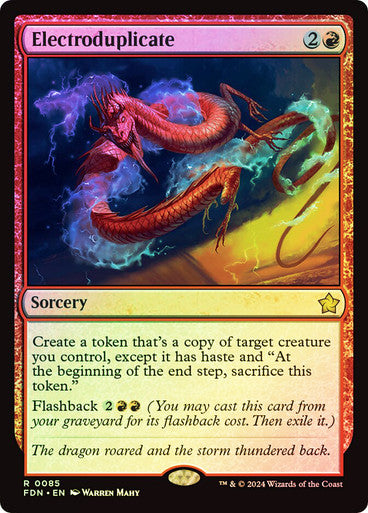 Electroduplicate Foil