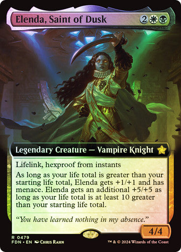Elenda, Saint of Dusk Extended Art Foil