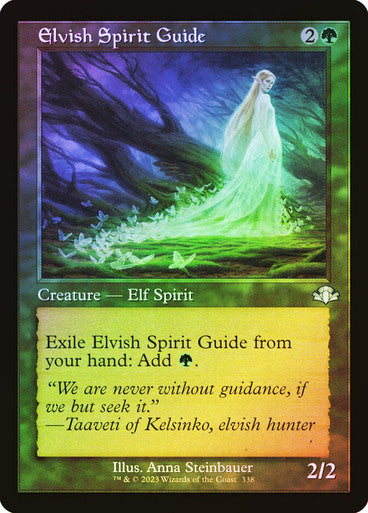 Elvish Spirit Guide Old Frame Foil