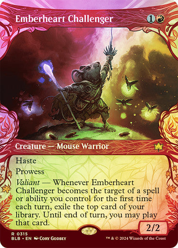 Emberheart Challenger Showcase Foil