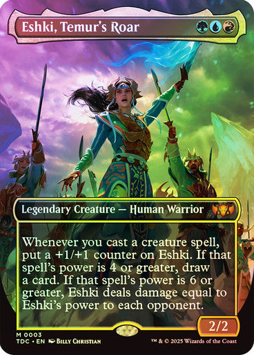Eshki, Temur's Roar Borderless Foil