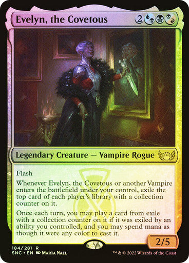 Evelyn, the Covetous Foil