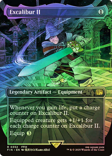 Excalibur II Borderless Foil