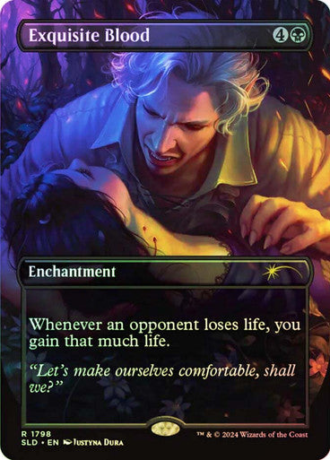 Exquisite Blood Secret Lair Foil Borderless (Dungeons & Dragons)