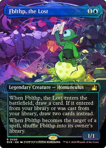 Fblthp, the Lost Borderless Anime Foil