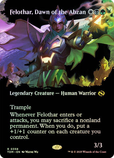 Felothar, Dawn of the Abzan Borderless Foil