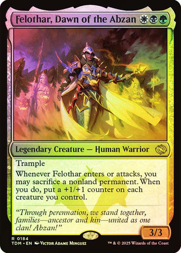 Felothar, Dawn of the Abzan Foil