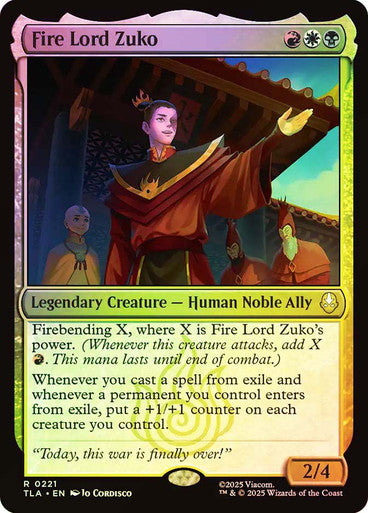 Fire Lord Zuko Foil