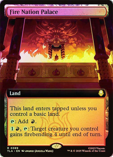 Fire Nation Palace Extended Art Foil