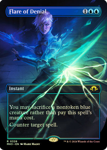Flare of Denial Borderless Foil