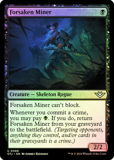 Forsaken Miner Foil