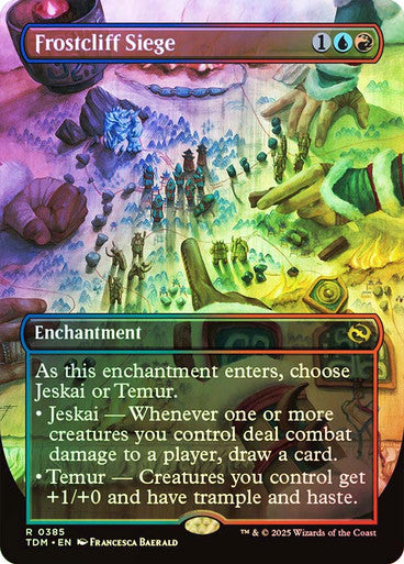Frostcliff Siege Borderless Foil