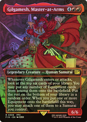 Gilgamesh, Master-at-Arms Borderless Foil