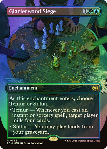 Glacierwood Siege Borderless Foil