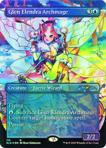 Glen Elendra Archmage Borderless Foil Secret Lair