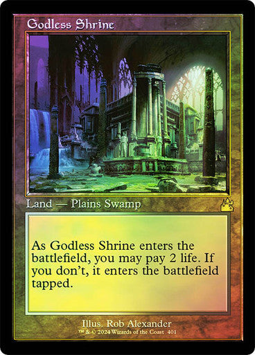 Godless Shrine Retro Frame Foil