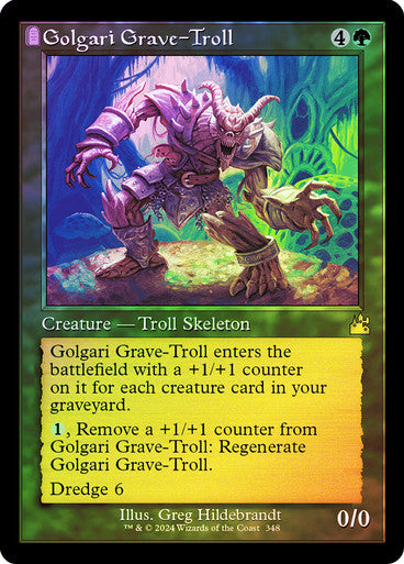Golgari Grave-Troll Retro Frame Foil