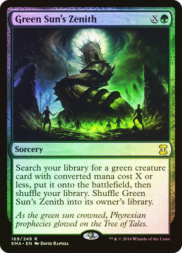 Green Sun's Zenith Foil