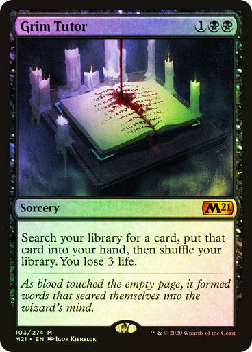 Grim Tutor Foil