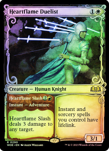 Heartflame Duelist // Heartflame Slash Showcase Foil