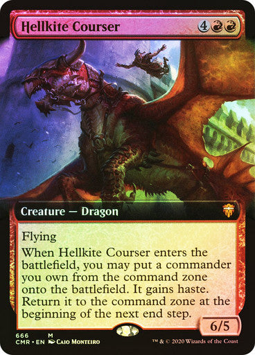 Hellkite Courser Extended Art Foil