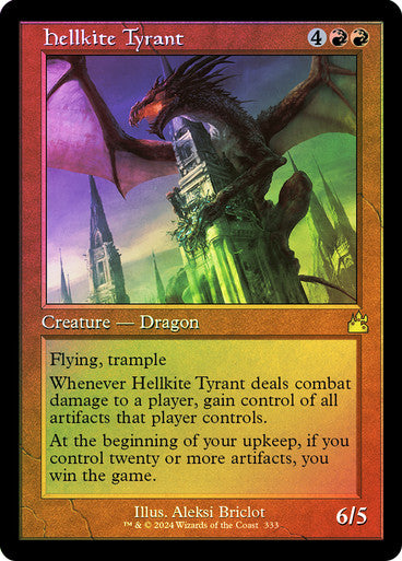 Hellkite Tyrant Retro Frame Foil